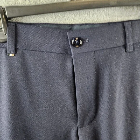 BOSS Pepe Cargo Wool Relaxed Fit Pants Mens 32R Dark Blue Zip Fly Button Closure